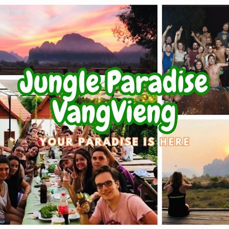 Jungle Paradise Vangvieng - Bungalows Ванг-Виенг Экстерьер фото