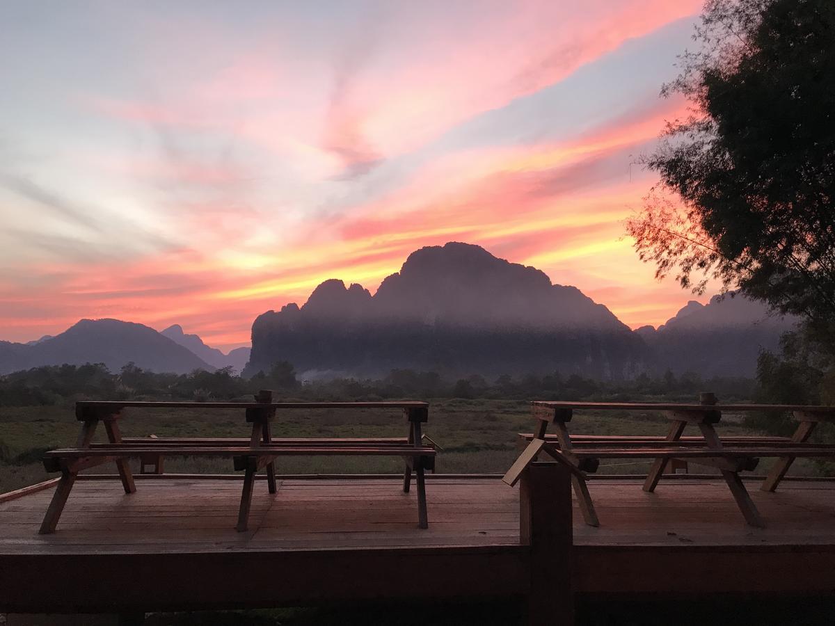 Jungle Paradise Vangvieng - Bungalows Ванг-Виенг Экстерьер фото